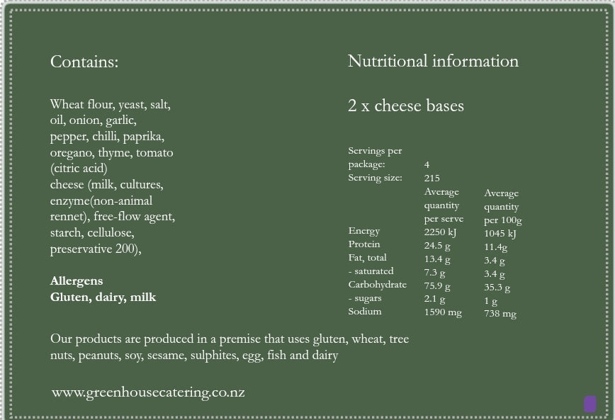 twin base pack – cheese