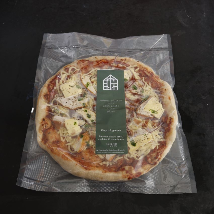 smoked chicken, brie, plum paste & thyme