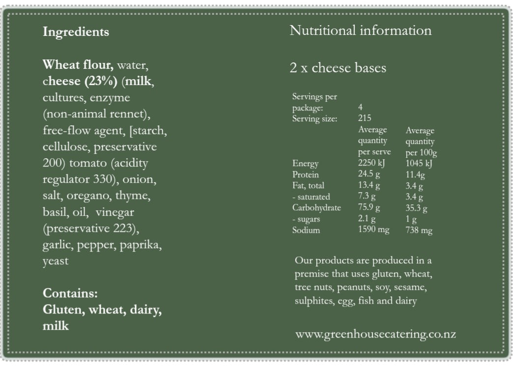 twin base pack – cheese