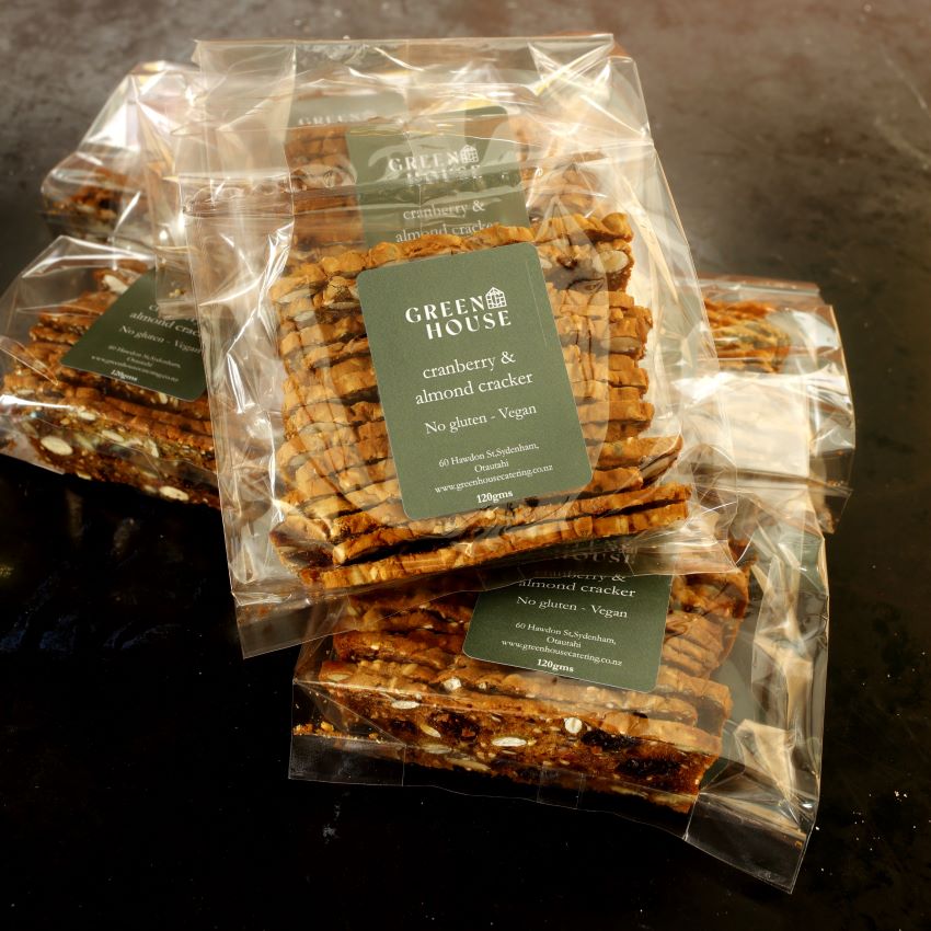 cranberry & almond crackers